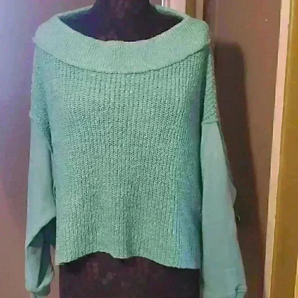 Free People slouch sweater sz xsmall - Picture 3 of 3